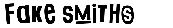 Fake Smiths font preview
